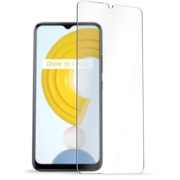 AlzaGuard 2.5D Case Friendly Glass Protector na Realme C21/C21Y (AGD-TGF0024) + ZDARMA Kryt na mobil AlzaGuard