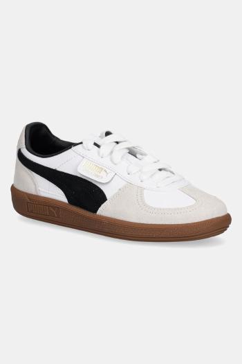 Detské semišové tenisky Puma Palermo Lth Jr biela farba, 397275