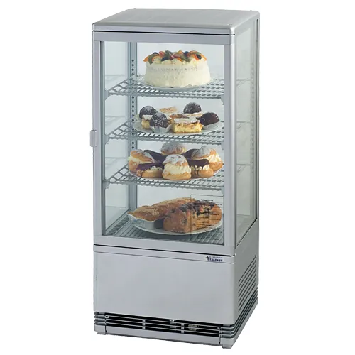 Vitrína strieborná