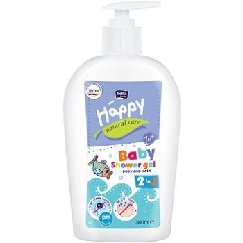 Bella Baby Happy Natural Care sprchový gél na telo a vlasy 300 ml (5900516650940)