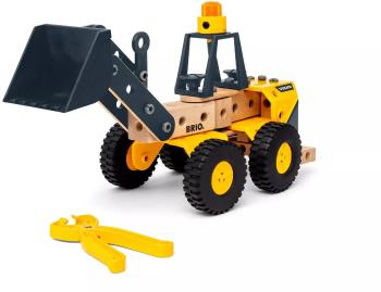Építőjáték BRIO BUILDER 34598 Volvo kerekes rakodógép