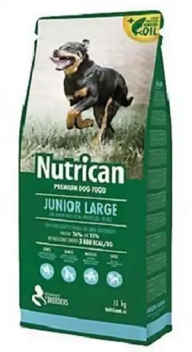 NutriCan Junior Large granule pre psy 15kg
