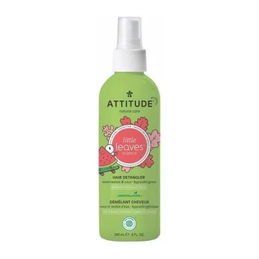 Attitude Sprej pre ľahké rozčesávanie detských vláskov Little leaves s vôňou melónu a kokosu 240 ml