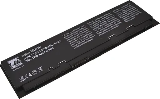 Batéria T6 Power Dell Latitude E7240, E7250, 6000mAh, 44Wh, 4cell, Li-pol