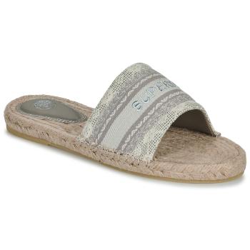 Superdry  Mules Compensées Style Espadrille En Toile  Šľapky Béžová