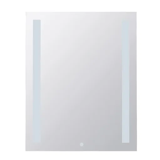 Zrkadlo Bemeta s osvětlením a dotykovým senzoremvo farebnom provedení hliník/sklo 101301107