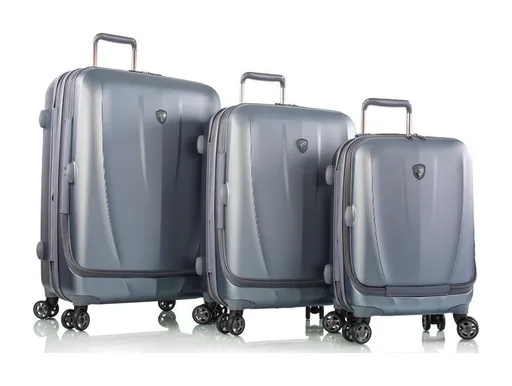 Sada cestovných kufrov Heys Vantage Smart Luggage S,M,L Slate Blue – súprava 3 kufrov