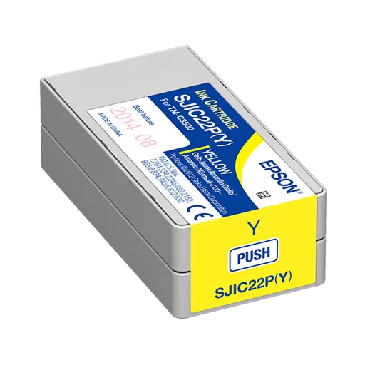 Epson SJIC22P(Y) C33S020604 pre ColorWorks, žltá (yellow) originálna cartridge