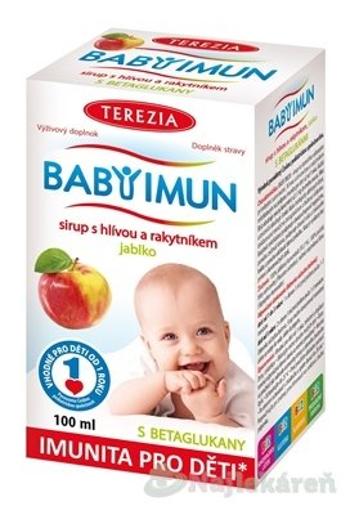 TEREZIA BABY IMUN sirup s hlivou a rakytníkom príchuť jablko 100 ml