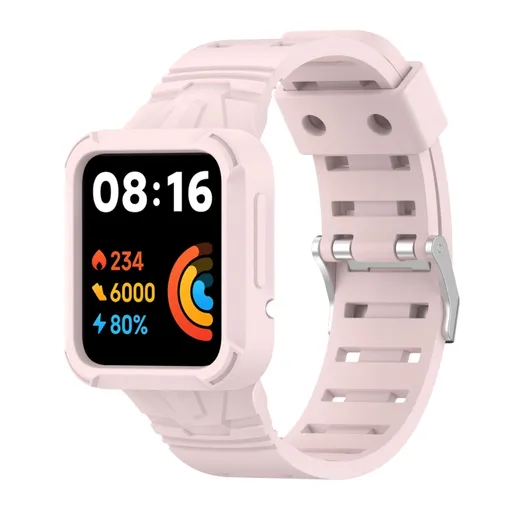 GLACIER Ochranné puzdro s remienkom Xiaomi Redmi Watch 2 Lite ružové