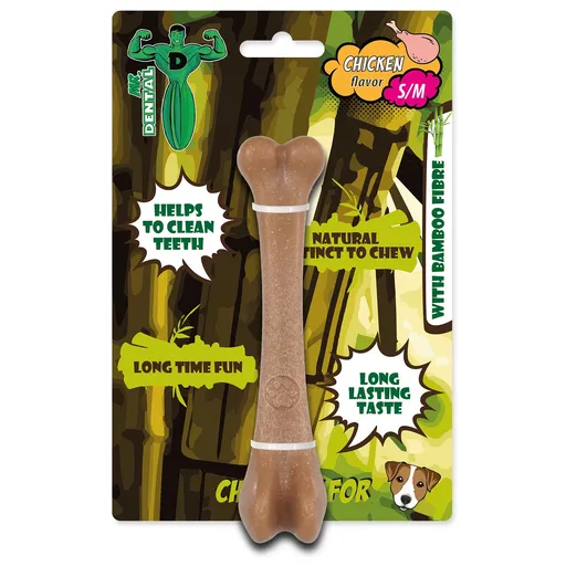 Hračka Mr. Dental žuvacia bambone kosť kuracia S/M