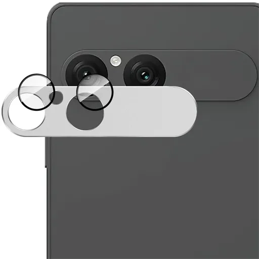 IMAK METAL PREMIUM COVER Ochrana fotoaparátu Sony Xperia 10 VII SILVER