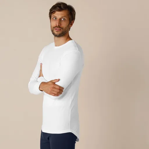 Súprava 2 tričiek Thermoperle® s okrúhlym výstrihom a dlhými rukávmi, intenzívne hrejivé