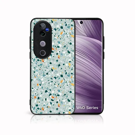 MY ART Ochranný kryt pre Vivo V40 5G BLUE TERRAZZO (164)