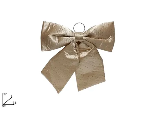 MAKRO - Mašľa 34cm zlatá