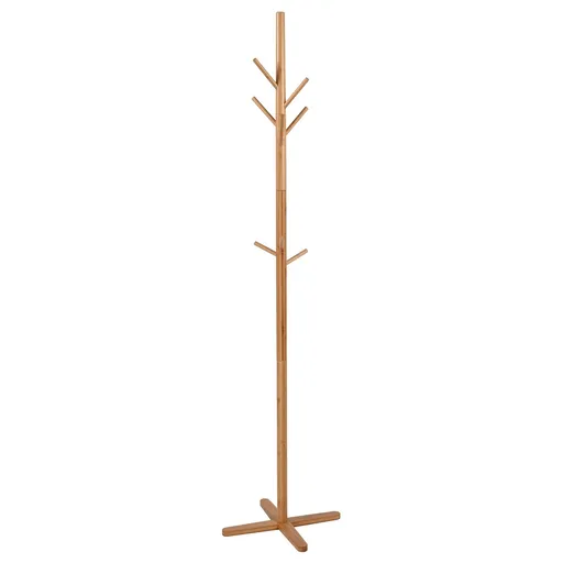 Stojanový vešiak B016 NAT, bambus