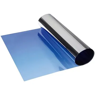 FOLIATEC – metalizovaný, prechodový tieniaci pruh na predné okno – modrý (1714)