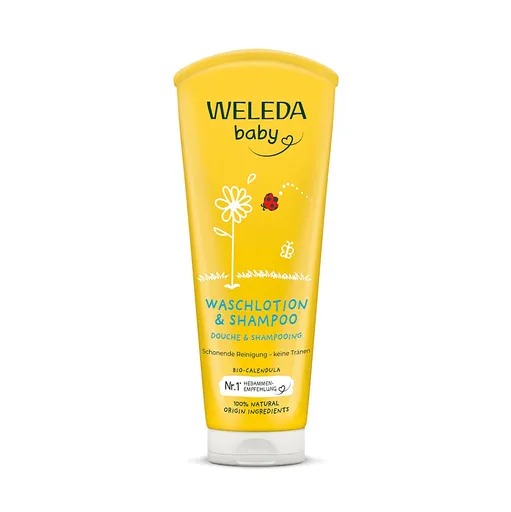 WELEDA Nechtíkový umývací krém a šampón 200 ml