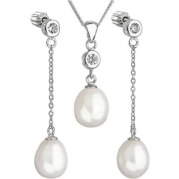 EVOLUTION GROUP 29005.1 strieborná perlová súprava s retiazkou (8590962290059)