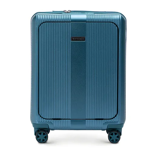 Polykarbonátový kufor s 15” vreckom na notebook, modrý 56-3P-900-91