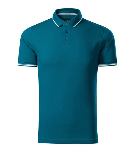 MALFINI Pique pánska polokošeľa Perfection Plain - Petrolejová | 2XL