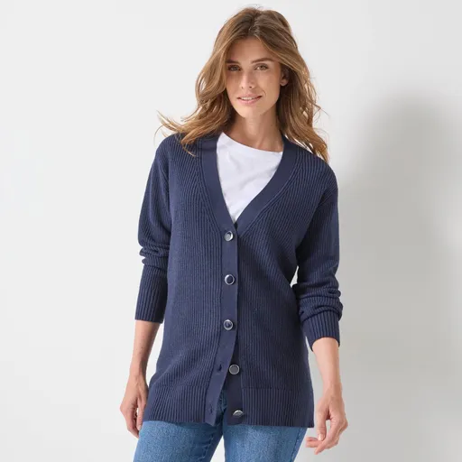 Dlhý sveter na zapínanie