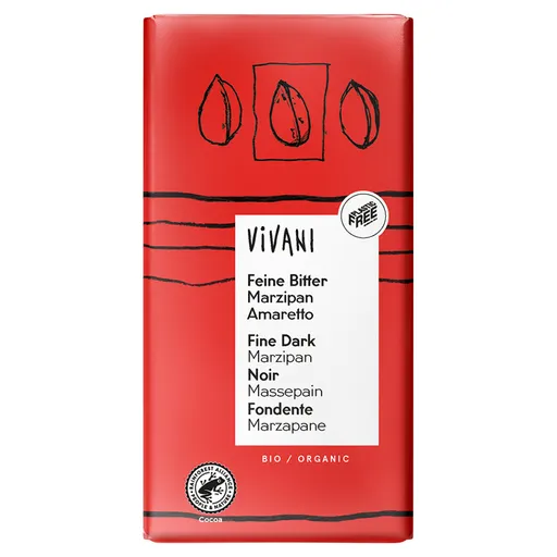 VIVANI Horká čokoláda marzipan amaretto BIO 100 g