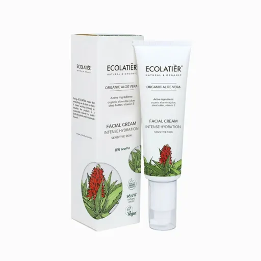 Pleťový krém intenzívne hydratačný Organic Aloe Vera - 50ml - Ecolatier