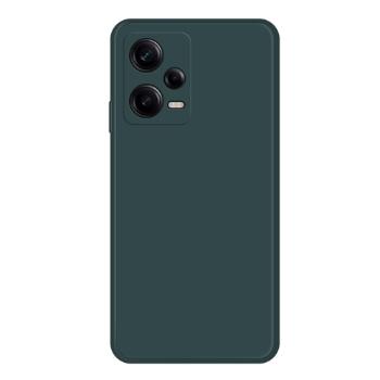 RUBBER Ochranný kryt pre Xiaomi Redmi Note 12 Pro 5G tmavozelený