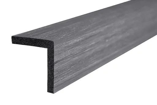 Ukončovacia lišta WPC UNVOC COEX tmavo šedá D002 40 x 60 x 2200 mm