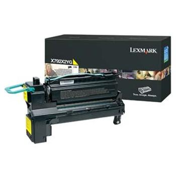 Lexmark X792X2YG žltý (yellow) originálny toner