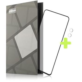 Tempered Glass Protector rámčekové na Realme 9 Pro +, čierne + sklo na kameru (TGR-R9PP-BL)
