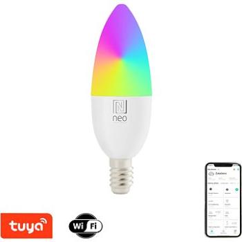 Immax NEO LITE Smart, žiarovka LED E14 6W RGB+CCT farebná a biela, stmievateľná, WiFi (07716L)