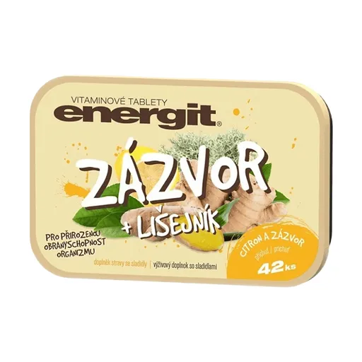 ENERGIT Zázvor + lišajník 42 tabliet