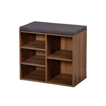Kesper Botník s podsedákom hnedý 515 × 295 × 48 cm (15912)