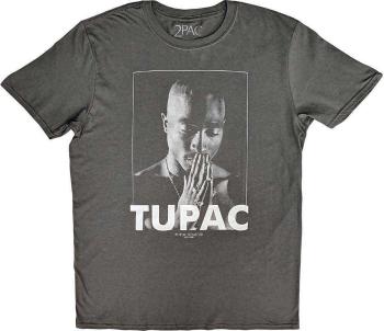 2Pac Tričko Praying Unisex Charcoal Grey S