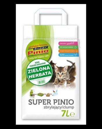 BENEK Super Pinio nisip pentru litiera, cu ceai verde 7 L