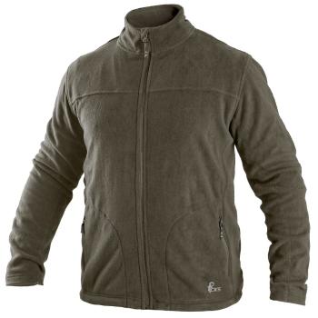 Canis (CXS) Pánska fleecová mikina GRANBY - Khaki | XL