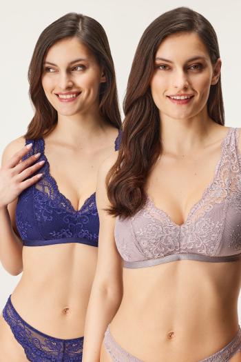 2 PACK Podprsenka Amaya s vyberateľnými vypchávkami Bralette