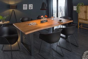 Jedálenský stôl ATHAMÁS akácia 3,5 cm Dekorhome