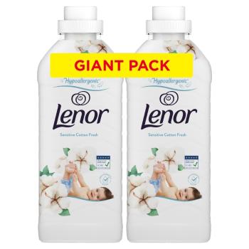 LENOR Sensitive Cotton Aviváž 96 praní 2 x 1200 ml