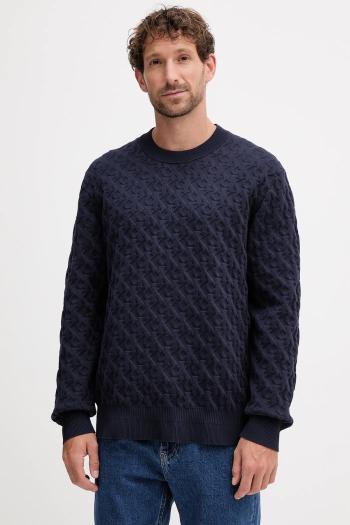 Sveter Calvin Klein Jeans tmavomodrá farba, LV04RC359G