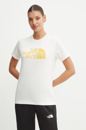 Bavlnené tričko The North Face Tee -Seasonal Logo Pack dámske, biela farba, NF0A89CTQLI1