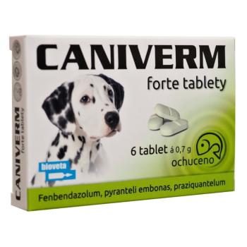 CANIVERM forte 6 tabliet