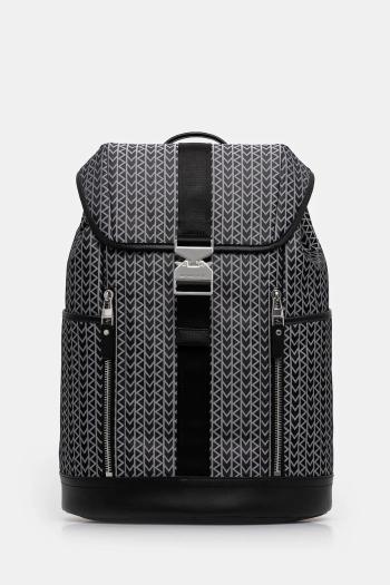Ruksak Michael Kors ELI pánsky, čierna farba, veľký, vzorovaný, 33T5LEEB8O