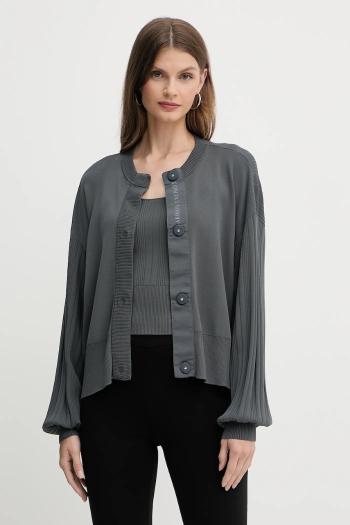 Kardigán Armani Exchange šedá farba, ľahké, XW000762 AF10352