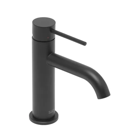 Umývadlová batéria SAT Aurum bez výpuste čierna matná SATBAUR271C