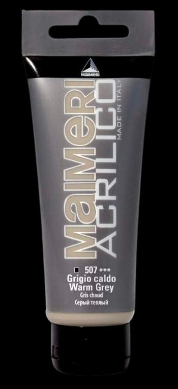 MAIMERI ACRILICO - Akrylové farby 507 - warm grey, 0,075 L