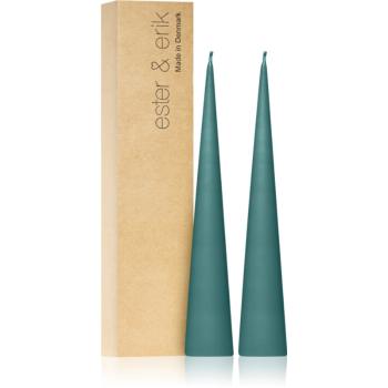 ester & erik cone candles agave (no. 02) dekoratívna sviečka 2x25 cm