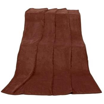 Bellatex Korall micro jednolôžko – 150 × 200 cm – hnedá (279)